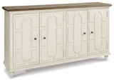 Roranville Antique White Accent Cabinet from Ashley Furniture - Luna Furniture