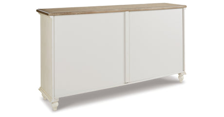 Roranville Antique White Accent Cabinet from Ashley - Luna Furniture