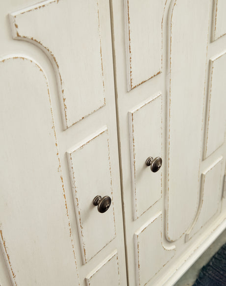Roranville Antique White Accent Cabinet from Ashley - Luna Furniture