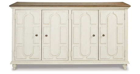 Roranville Antique White Accent Cabinet from Ashley - Luna Furniture
