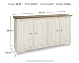 Roranville Antique White Accent Cabinet from Ashley Furniture - Luna Furniture