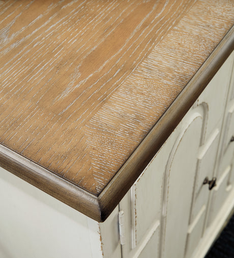 Roranville Antique White Accent Cabinet from Ashley - Luna Furniture
