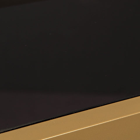 Frankwell Gold Finish Bookcase from Ashley Furniture - Luna Furniture
