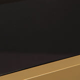 Frankwell Gold Finish Bookcase from Ashley Furniture - Luna Furniture