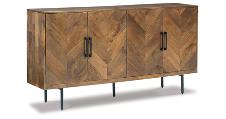 Prattville Brown Accent Cabinet from Ashley Furniture - Luna Furniture
