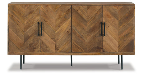 Prattville Brown Accent Cabinet from Ashley Furniture - Luna Furniture