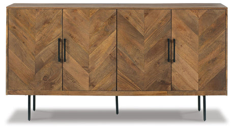 Prattville Brown Accent Cabinet from Ashley Furniture - Luna Furniture