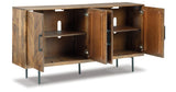 Prattville Brown Accent Cabinet from Ashley Furniture - Luna Furniture
