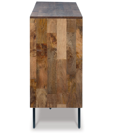 Prattville Brown Accent Cabinet from Ashley Furniture - Luna Furniture