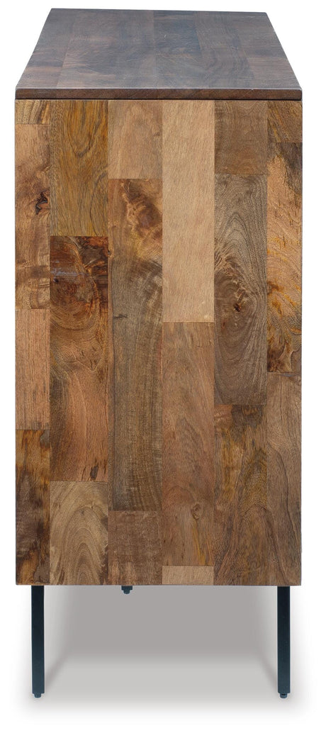 Prattville Brown Accent Cabinet from Ashley Furniture - Luna Furniture