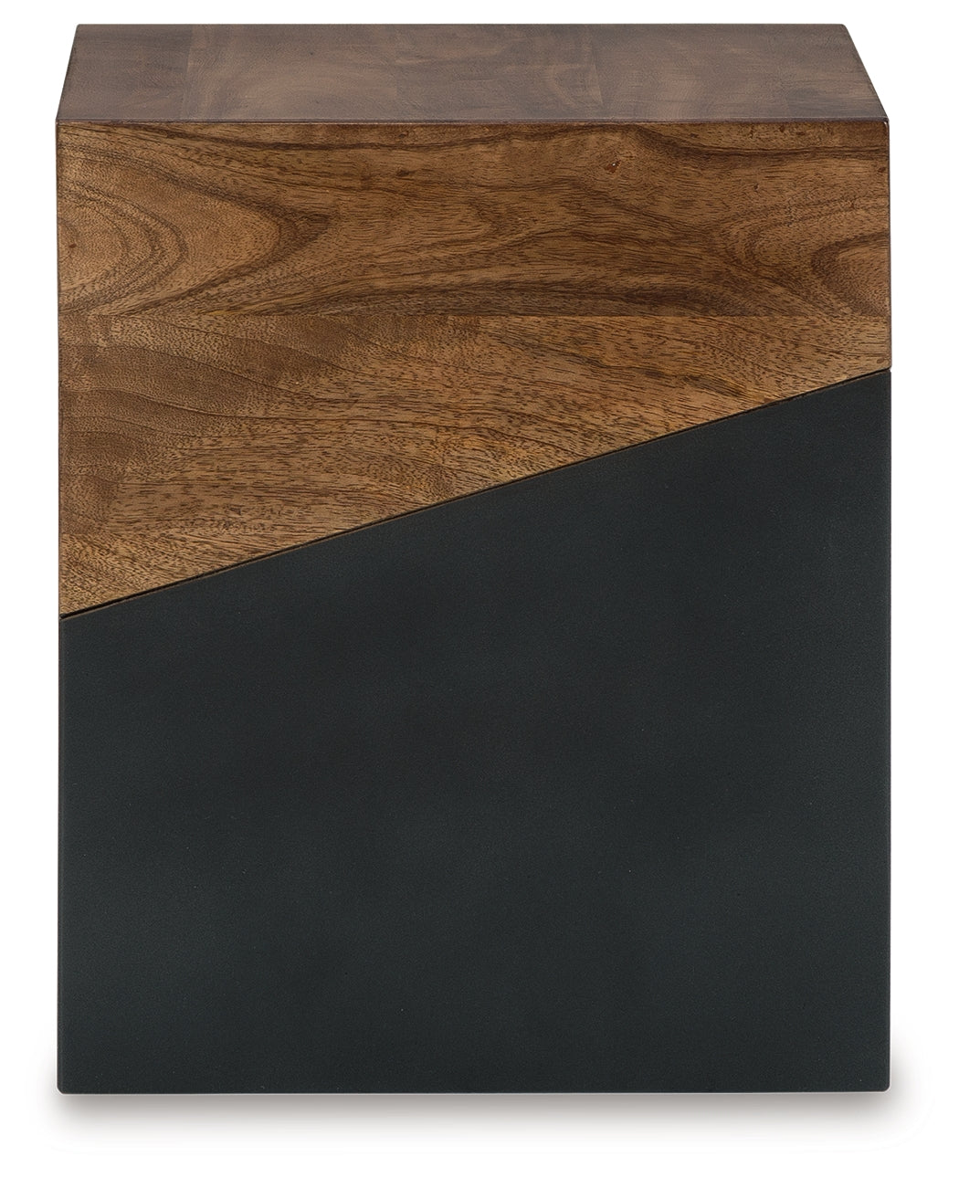 Trailbend Brown/Gunmetal Accent Table from Ashley - Luna Furniture