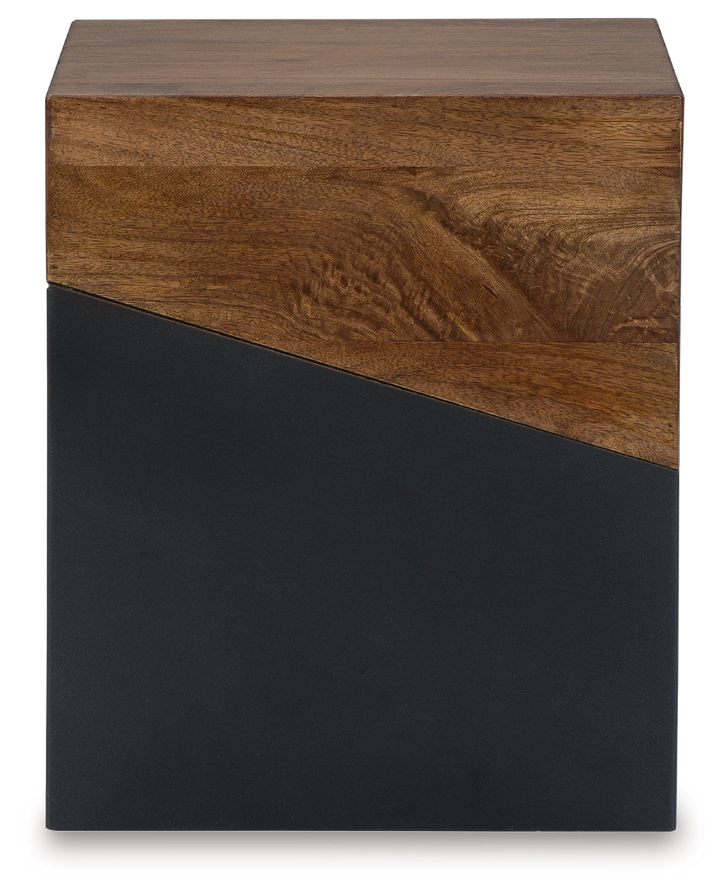 Trailbend Brown/Gunmetal Accent Table from Ashley - Luna Furniture
