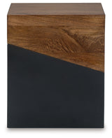 Trailbend Brown/Gunmetal Accent Table from Ashley - Luna Furniture