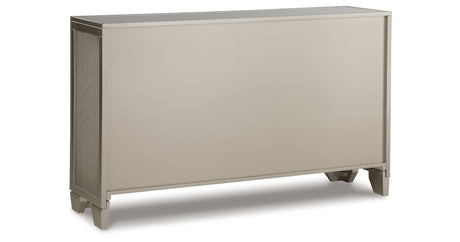Chaseton Champagne Accent Cabinet from Ashley - Luna Furniture