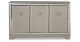Chaseton Champagne Accent Cabinet from Ashley Furniture - Luna Furniture