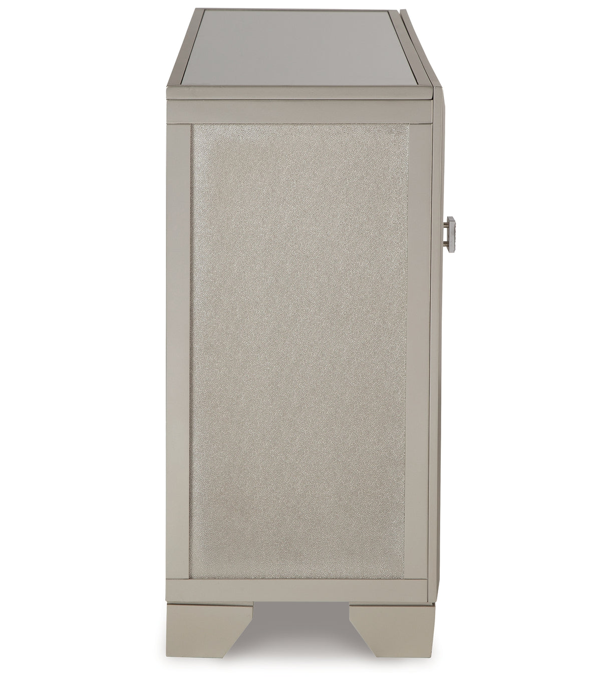 Chaseton Champagne Accent Cabinet from Ashley Furniture - Luna Furniture