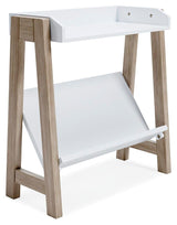 Blariden White/Tan Small Bookcase from Ashley - Luna Furniture
