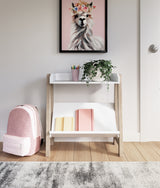 Blariden White/Tan Small Bookcase from Ashley - Luna Furniture
