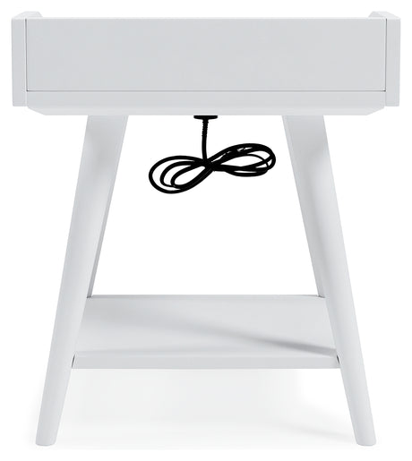 Blariden White Accent Table from Ashley - Luna Furniture
