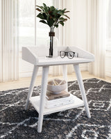 Blariden White Accent Table from Ashley - Luna Furniture