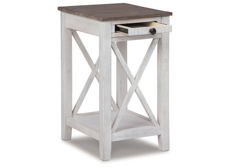 Adalane White/Gray Accent Table from Ashley - Luna Furniture