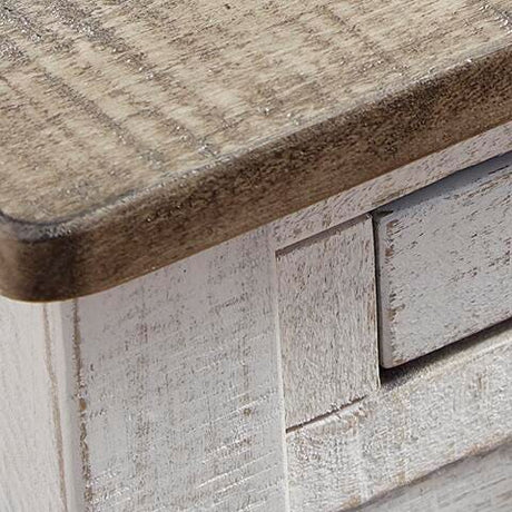Adalane White/Gray Accent Table from Ashley - Luna Furniture