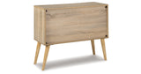 Orinfield Natural/White Accent Cabinet from Ashley - Luna Furniture