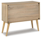 Orinfield Natural/White Accent Cabinet from Ashley Furniture - Luna Furniture