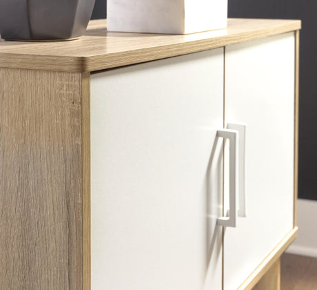 Orinfield Natural/White Accent Cabinet from Ashley Furniture - Luna Furniture