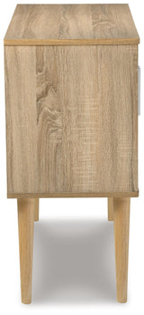 Orinfield Natural/White Accent Cabinet from Ashley Furniture - Luna Furniture