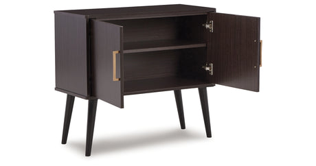 Orinfield Dark Brown Accent Cabinet from Ashley Furniture - Luna Furniture