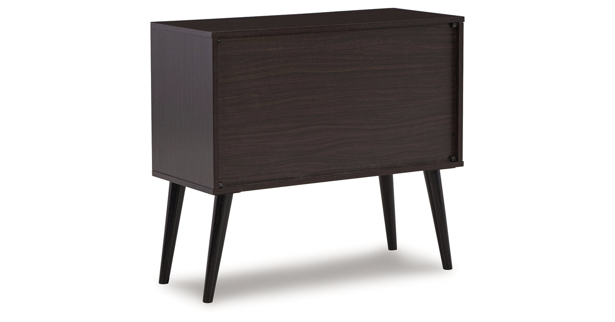 Orinfield Dark Brown Accent Cabinet from Ashley Furniture - Luna Furniture