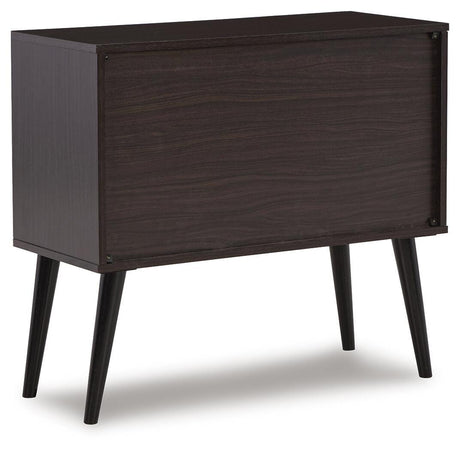 Orinfield Dark Brown Accent Cabinet from Ashley Furniture - Luna Furniture