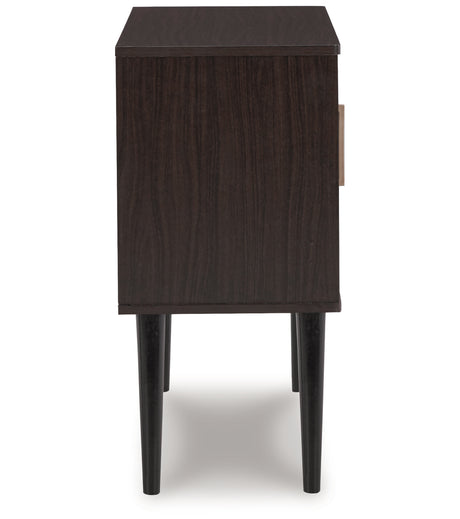Orinfield Dark Brown Accent Cabinet from Ashley Furniture - Luna Furniture