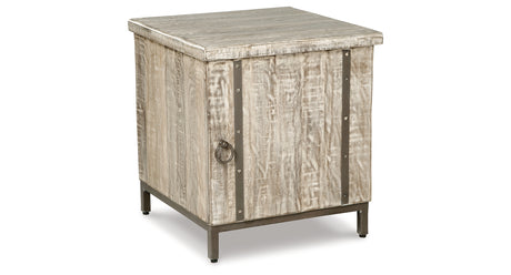 Laddford Whitewash Accent Cabinet from Ashley Furniture - Luna Furniture