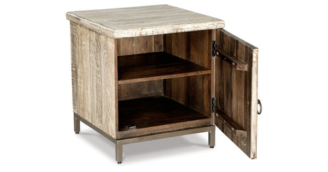 Laddford Whitewash Accent Cabinet from Ashley Furniture - Luna Furniture