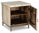 Laddford Whitewash Accent Cabinet from Ashley Furniture - Luna Furniture