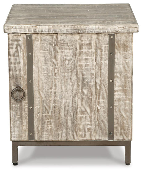 Laddford Whitewash Accent Cabinet from Ashley Furniture - Luna Furniture