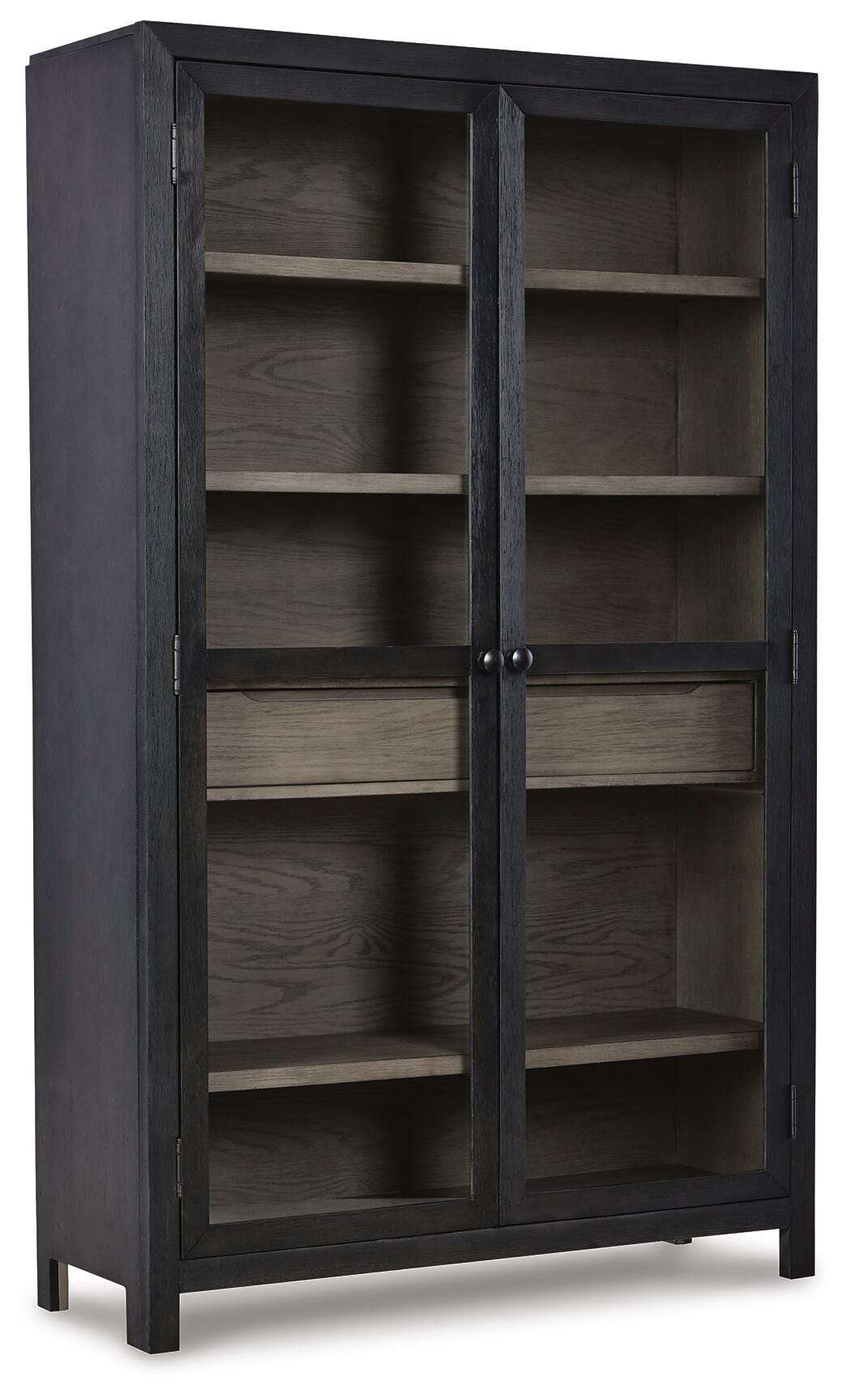 Lenston Black/Gray Accent Cabinet from Ashley - Luna Furniture