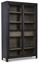 Lenston Black/Gray Accent Cabinet from Ashley - Luna Furniture