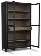 Lenston Black/Gray Accent Cabinet from Ashley - Luna Furniture