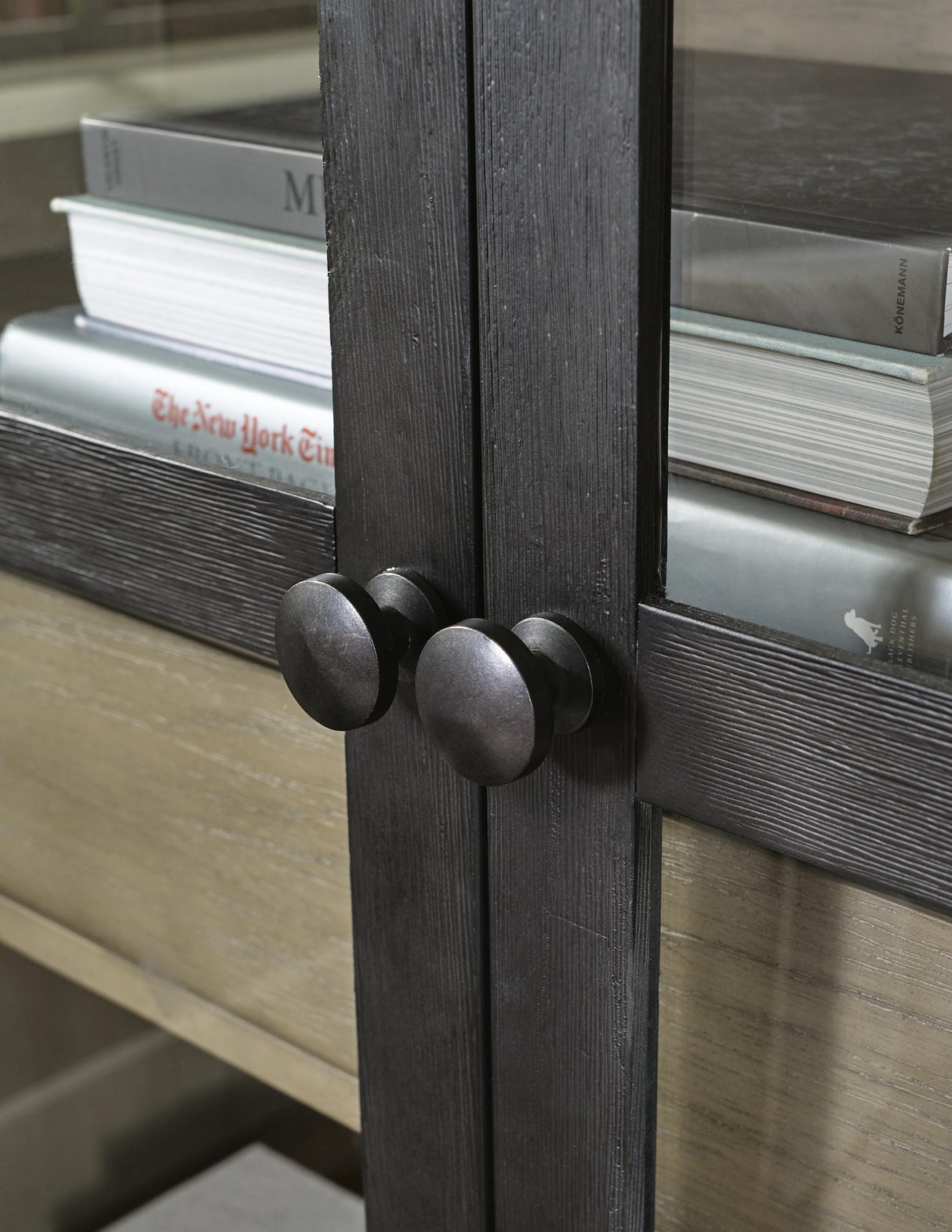 Lenston Black/Gray Accent Cabinet from Ashley - Luna Furniture