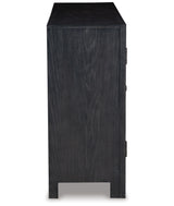 Lenston Black/Gray Accent Cabinet from Ashley Furniture - Luna Furniture