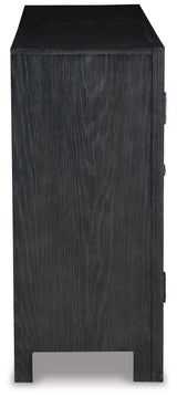 Lenston Black/Gray Accent Cabinet from Ashley - Luna Furniture