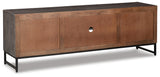 Treybrook Distressed Gray Accent Cabinet from Ashley Furniture - Luna Furniture