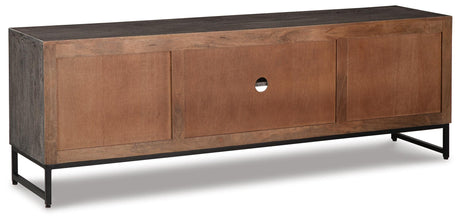 Treybrook Distressed Gray Accent Cabinet from Ashley Furniture - Luna Furniture