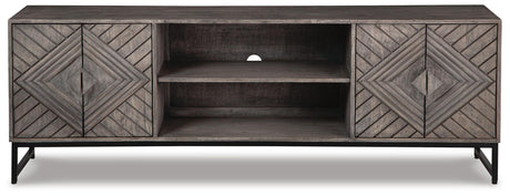 Treybrook Distressed Gray Accent Cabinet from Ashley Furniture - Luna Furniture