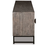 Treybrook Distressed Gray Accent Cabinet from Ashley Furniture - Luna Furniture