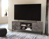 Treybrook Distressed Gray Accent Cabinet from Ashley Furniture - Luna Furniture
