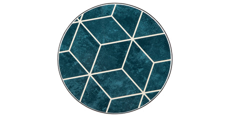 Clairbelle Teal Accent Table from Ashley - Luna Furniture